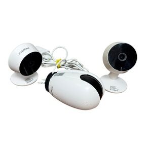 LaView White Wired Wifi Security Cameras 3 Pack